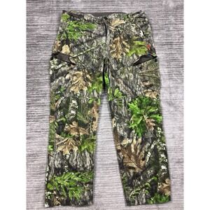 Game Winner Pants Mens 2XL Green Camouflage Woodland Obession Cargo
